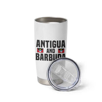 Antigua and Barbuda Flag Tumbler Cup with National Coat of Arms - Wonder Print Shop