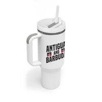 Antigua and Barbuda Flag Tumbler With Handle with National Coat of Arms - Wonder Print Shop