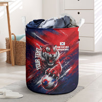 Personalized Taegeuk Warriors Korean Tiger Football Laundry Basket South Korean Tiger Soccer Ball Flag