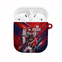 Personalized Taegeuk Warriors Korean Tiger Football AirPods Case South Korean Tiger Soccer Ball Flag