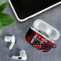 Personalized Taegeuk Warriors Korean Tiger Football AirPods Case South Korean Tiger Soccer Ball Flag