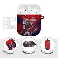 Personalized Taegeuk Warriors Korean Tiger Football AirPods Case South Korean Tiger Soccer Ball Flag