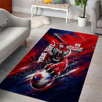 Personalized Taegeuk Warriors Korean Tiger Football Area Rug South Korean Tiger Soccer Ball Flag
