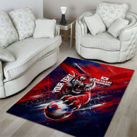 Personalized Taegeuk Warriors Korean Tiger Football Area Rug South Korean Tiger Soccer Ball Flag