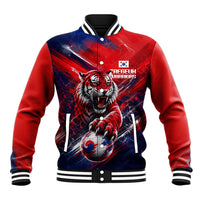 Personalized Taegeuk Warriors Korean Tiger Football Baseball Jacket South Korean Tiger Soccer Ball Flag