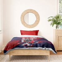 Personalized Taegeuk Warriors Korean Tiger Football Bedding Set South Korean Tiger Soccer Ball Flag