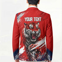 Personalized Taegeuk Warriors Korean Tiger Football Blazer South Korean Tiger Soccer Ball Flag