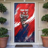 Personalized Taegeuk Warriors Korean Tiger Football Door Cover South Korean Tiger Soccer Ball Flag