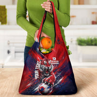 Personalized Taegeuk Warriors Korean Tiger Football Grocery Bag South Korean Tiger Soccer Ball Flag