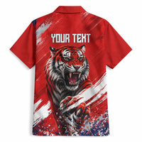 Personalized Taegeuk Warriors Korean Tiger Football Hawaiian Shirt South Korean Tiger Soccer Ball Flag