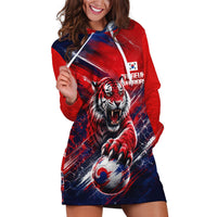 Personalized Taegeuk Warriors Korean Tiger Football Hoodie Dress South Korean Tiger Soccer Ball Flag