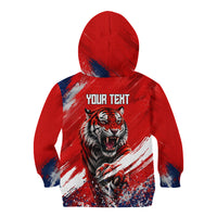 Personalized Taegeuk Warriors Korean Tiger Football Kid Hoodie South Korean Tiger Soccer Ball Flag