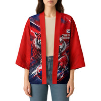 Personalized Taegeuk Warriors Korean Tiger Football Kimono South Korean Tiger Soccer Ball Flag