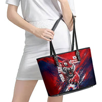Personalized Taegeuk Warriors Korean Tiger Football Leather Tote Bag South Korean Tiger Soccer Ball Flag
