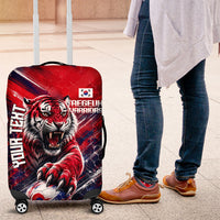 Personalized Taegeuk Warriors Korean Tiger Football Luggage Cover South Korean Tiger Soccer Ball Flag