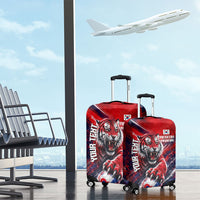 Personalized Taegeuk Warriors Korean Tiger Football Luggage Cover South Korean Tiger Soccer Ball Flag