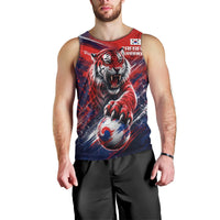 Personalized Taegeuk Warriors Korean Tiger Football Men Tank Top South Korean Tiger Soccer Ball Flag