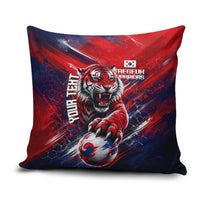 Personalized Taegeuk Warriors Korean Tiger Football Pillow Cover South Korean Tiger Soccer Ball Flag