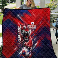 Personalized Taegeuk Warriors Korean Tiger Football Quilt South Korean Tiger Soccer Ball Flag