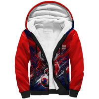 Personalized Taegeuk Warriors Korean Tiger Football Sherpa Hoodie South Korean Tiger Soccer Ball Flag