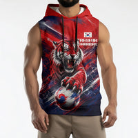 Personalized Taegeuk Warriors Korean Tiger Football Sleeveless Hoodie South Korean Tiger Soccer Ball Flag