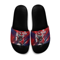 Personalized Taegeuk Warriors Korean Tiger Football Slide Sandals South Korean Tiger Soccer Ball Flag