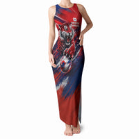 Personalized Taegeuk Warriors Korean Tiger Football Tank Maxi Dress South Korean Tiger Soccer Ball Flag