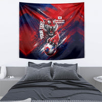 Personalized Taegeuk Warriors Korean Tiger Football Tapestry South Korean Tiger Soccer Ball Flag