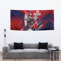 Personalized Taegeuk Warriors Korean Tiger Football Tapestry South Korean Tiger Soccer Ball Flag