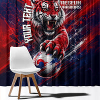 Personalized Taegeuk Warriors Korean Tiger Football Window Curtain South Korean Tiger Soccer Ball Flag