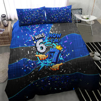 7th Birthday Boys Bedding Set I was 6 Now Im 7 Gaming And Tech Theme