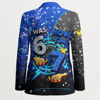 7th Birthday Boys Blazer I was 6 Now Im 7 Gaming And Tech Theme