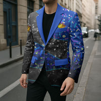 7th Birthday Boys Blazer I was 6 Now Im 7 Gaming And Tech Theme
