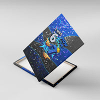7th Birthday Boys Canvas Wall Art I was 6 Now Im 7 Gaming And Tech Theme