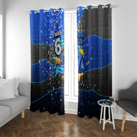 7th Birthday Boys Window Curtain I was 6 Now Im 7 Gaming And Tech Theme