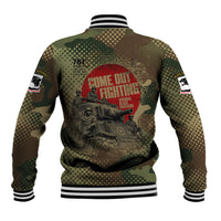 761st Tank Battalion Black Panthers Baseball Jacket Come Out Fighting Military - Camouflage Halftone