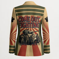 Black Panthers 761st Tank Battalion Blazer Come Out Fighting Retro Military