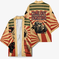 Black Panthers 761st Tank Battalion Kimono Come Out Fighting Retro Military