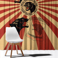Black Panthers 761st Tank Battalion Window Curtain Come Out Fighting Retro Military