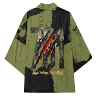 761st Tank Battalion Original Black Panthers Kimono Come Out Fighting - Sherman Tank Military - Distressed Scratch