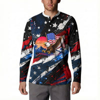 4th Of July WTF Is A Kilometer Patriotic Eagle Button Sweatshirt American Flag George Washington