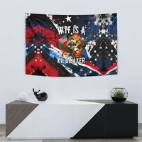 4th Of July WTF Is A Kilometer Patriotic Eagle Tapestry American Flag George Washington