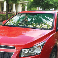 Pakistan Independence Day August 14 Auto Sun Shade Patriotic Markhor Heritage Landmarks And Jasmine