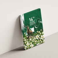 Pakistan Independence Day August 14 Canvas Wall Art Patriotic Markhor Heritage Landmarks And Jasmine