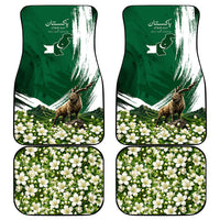 Pakistan Independence Day August 14 Car Mats Patriotic Markhor Heritage Landmarks And Jasmine