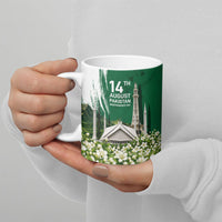 Pakistan Independence Day August 14 Ceramic Mug Patriotic Markhor Heritage Landmarks And Jasmine