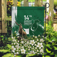 Pakistan Independence Day August 14 Garden Flag Patriotic Markhor Heritage Landmarks And Jasmine