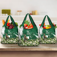 Pakistan Independence Day August 14 Grocery Bag Patriotic Markhor Heritage Landmarks And Jasmine