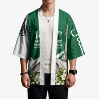Pakistan Independence Day August 14 Kimono Patriotic Markhor Heritage Landmarks And Jasmine