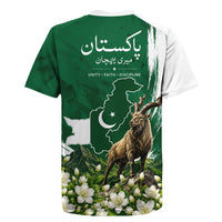 Pakistan Independence Day August 14 Rugby Jersey Patriotic Markhor Heritage Landmarks And Jasmine